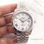 (EW) Rolex Datejust II Jubilee SS White Face Watch DJII 41mm ETA3255